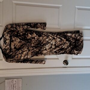 Multi-patterened mini dress